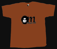 MOODYMANN - T-shirt "Mahogani Music" DARK ORANGE - size: LARGE  (MAHOGANI MUSIC)