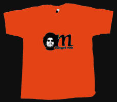 MOODYMANN - T-shirt "Mahogani Music" BT ORANGE - size: LARGE  (MAHOGANI MUSIC)