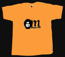 MOODYMANN - T-shirt "Mahogani Music" PALE ORANGE - size: LARGE  (MAHOGANI MUSIC)