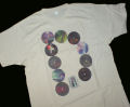 FXHE RECORDINGS - T-shirt "FXHE Detroit" NATURAL w/COLOUR PRINT - size: LARGE