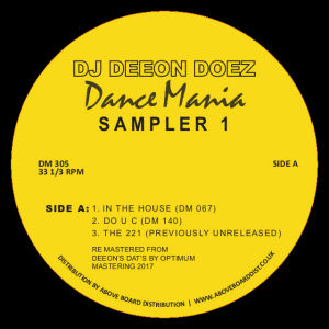 DJ DEEON - Doez Dance Mania Sampler 1  (DANCE MANIA)